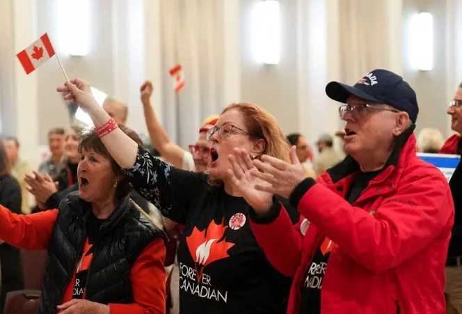 Voters Cheering